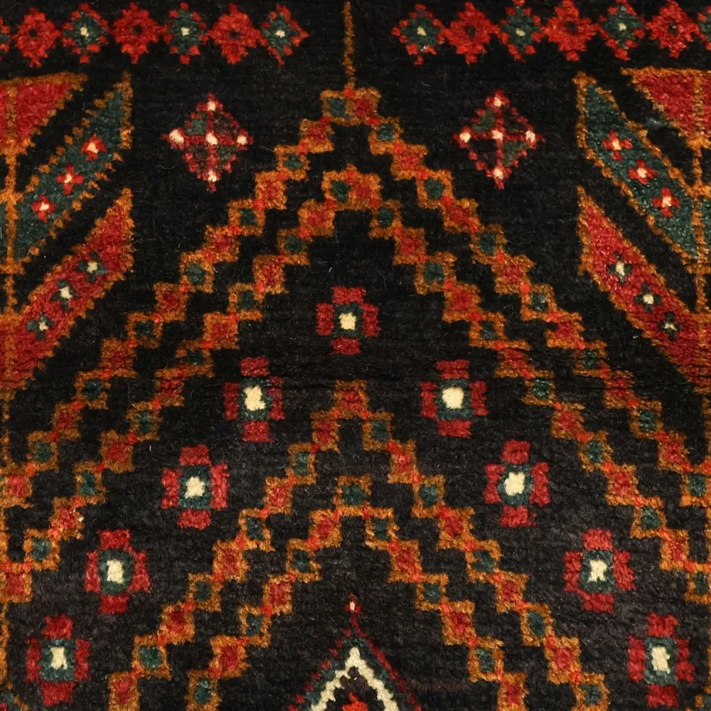 Løper Balutsj-teppe - 297 x 107 cm - mørk rød