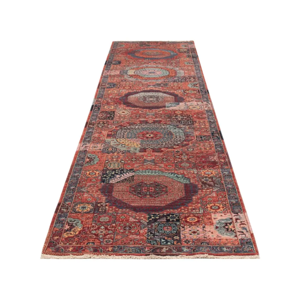Løper Designer teppe - 392 x 88 cm - flerfarget