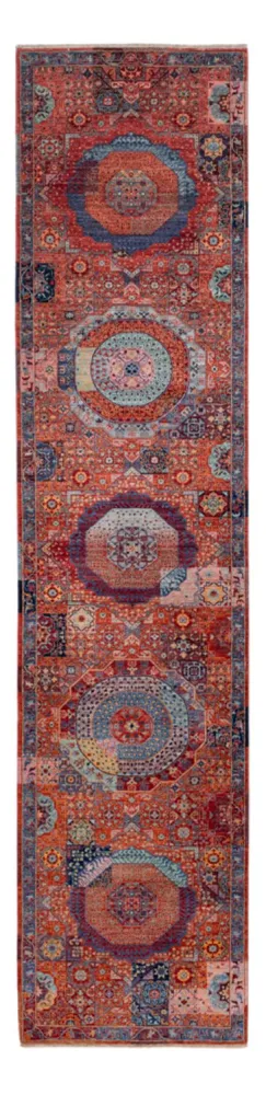 Løper Designer teppe - 392 x 88 cm - flerfarget