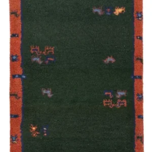 Løper Gabbeh teppe - Indus - 200 x 75 cm - karamell