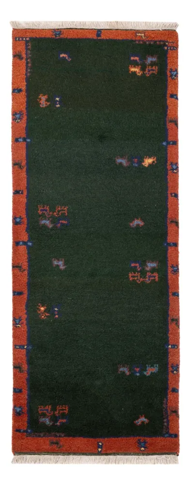 Løper Gabbeh teppe - Indus - 200 x 75 cm - karamell