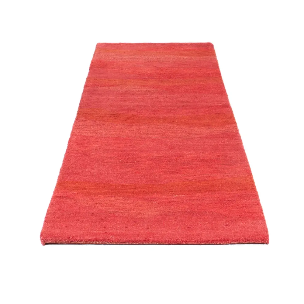 Løper Gabbeh teppe - Indus - 240 x 80 cm - rød