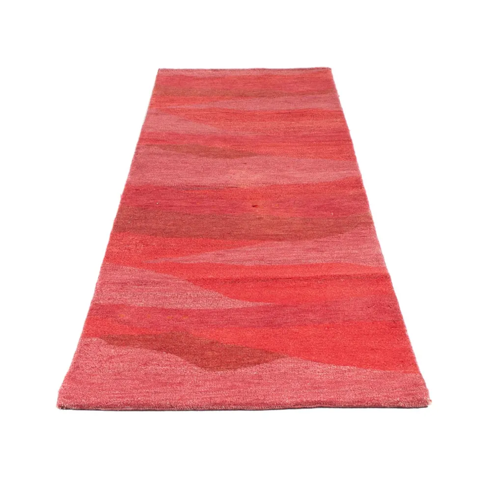 Løper Gabbeh teppe - Indus - 240 x 80 cm - rød