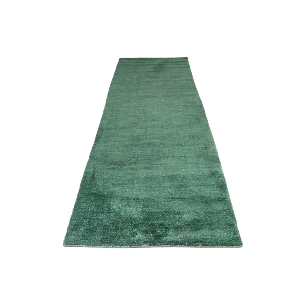 Løper Gabbeh teppe - Indus - 300 x 80 cm - grønn