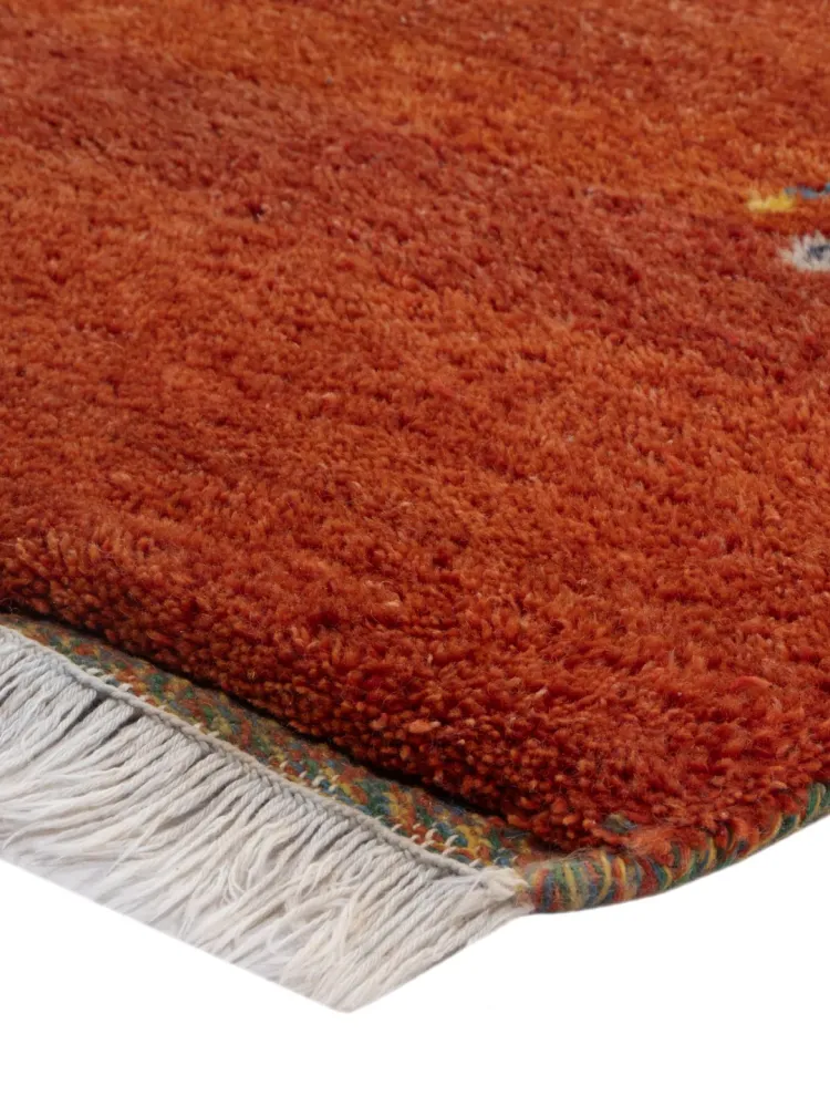 Løper Gabbeh teppe - Indus - 300 x 80 cm - karamell