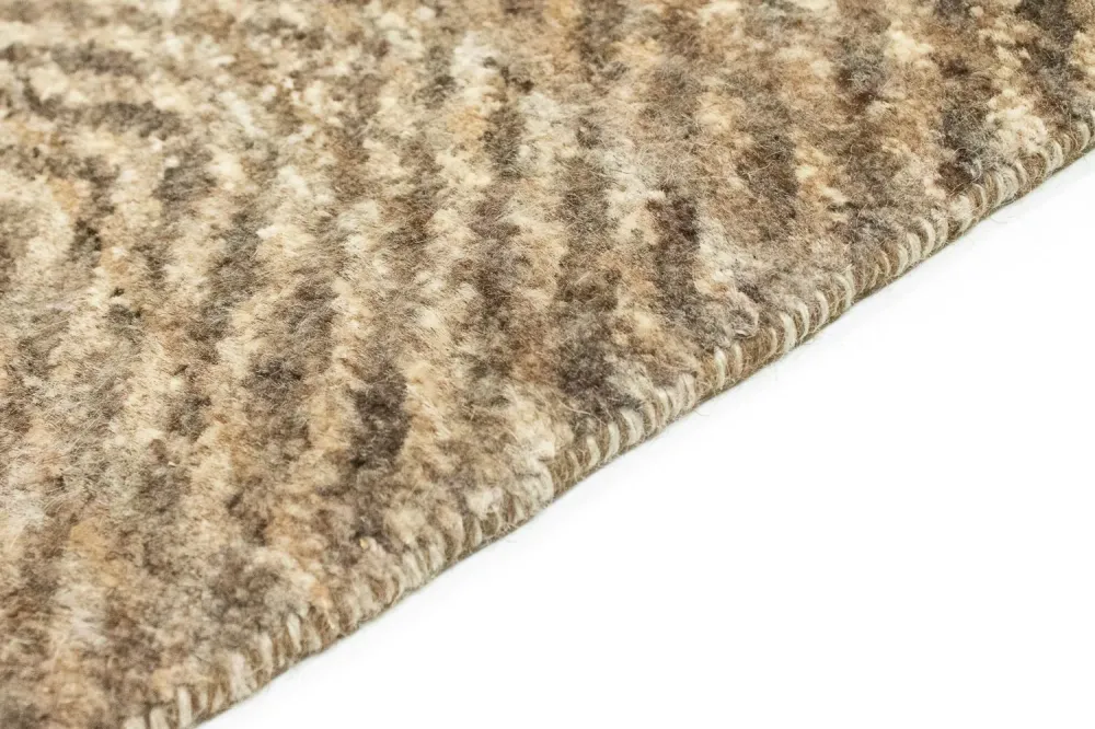 Løper Gabbeh teppe - Indus - 370 x 77 cm - beige