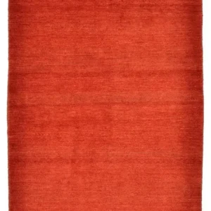 Løper Gabbeh teppe - Loribaft persisk teppe - 208 x 86 cm - rød