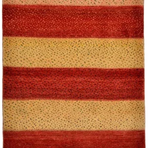Løper Gabbeh teppe - Loribaft persisk teppe - 202 x 86 cm - rød