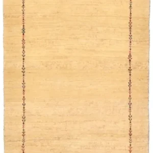 Løper Gabbeh teppe - Loribaft persisk teppe - 199 x 79 cm - natur