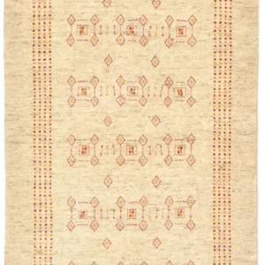 Løper Gabbeh teppe - Loribaft persisk teppe - 195 x 79 cm - beige