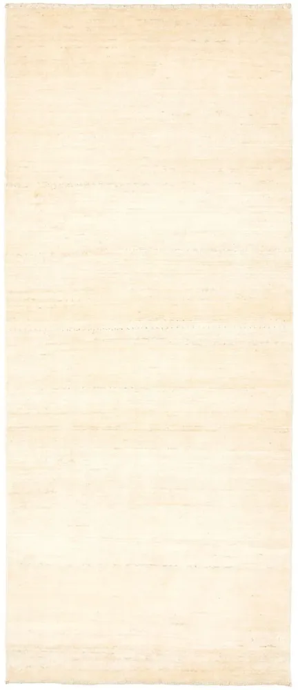 Løper Gabbeh teppe - Loribaft persisk teppe - 206 x 85 cm - natur
