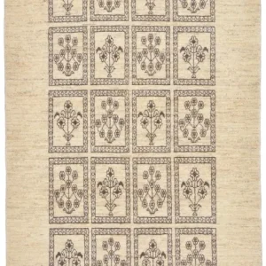 Løper Gabbeh teppe - Loribaft persisk teppe - 192 x 87 cm - sand