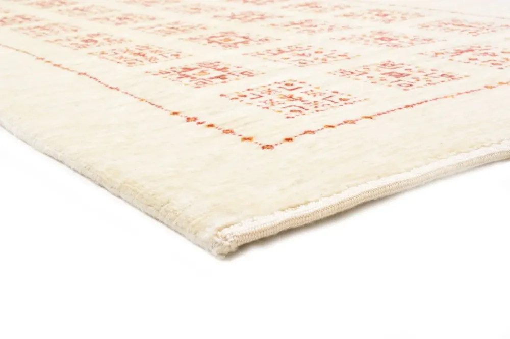Løper Gabbeh teppe - Loribaft persisk teppe - 199 x 83 cm - natur
