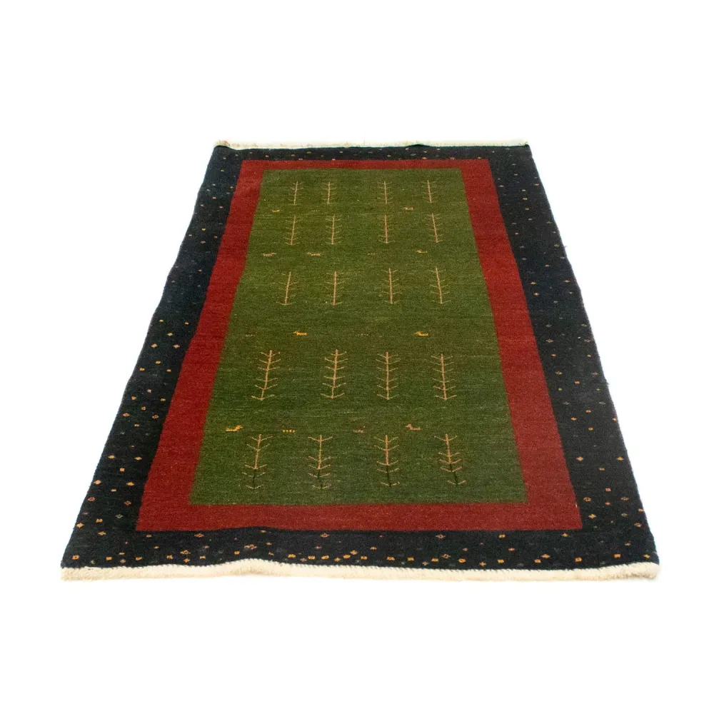 Løper Gabbeh teppe - Loribaft persisk teppe - 203 x 94 cm - flerfarget