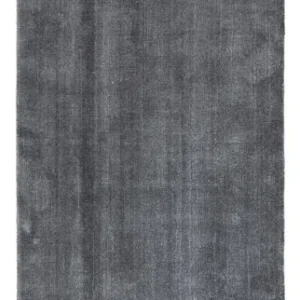 Løper Gabbeh teppe - Loribaft Softy - 300 x 94 cm - antrasitt