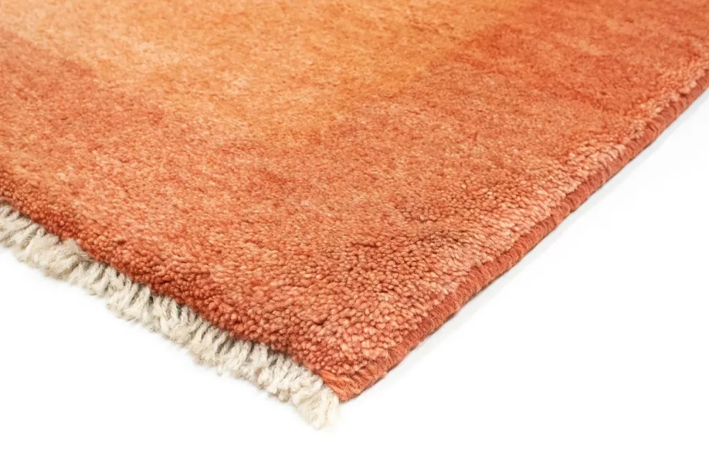 Løper Gabbeh-teppe - persisk - 294 x 101 cm - rust