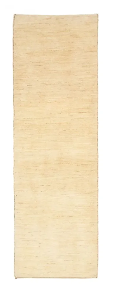 Løper Gabbeh-teppe - persisk - 304 x 82 cm - beige