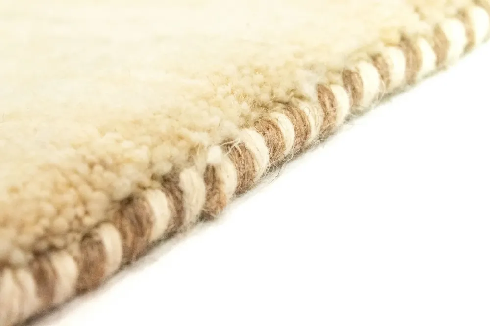 Løper Gabbeh-teppe - persisk - 304 x 82 cm - beige