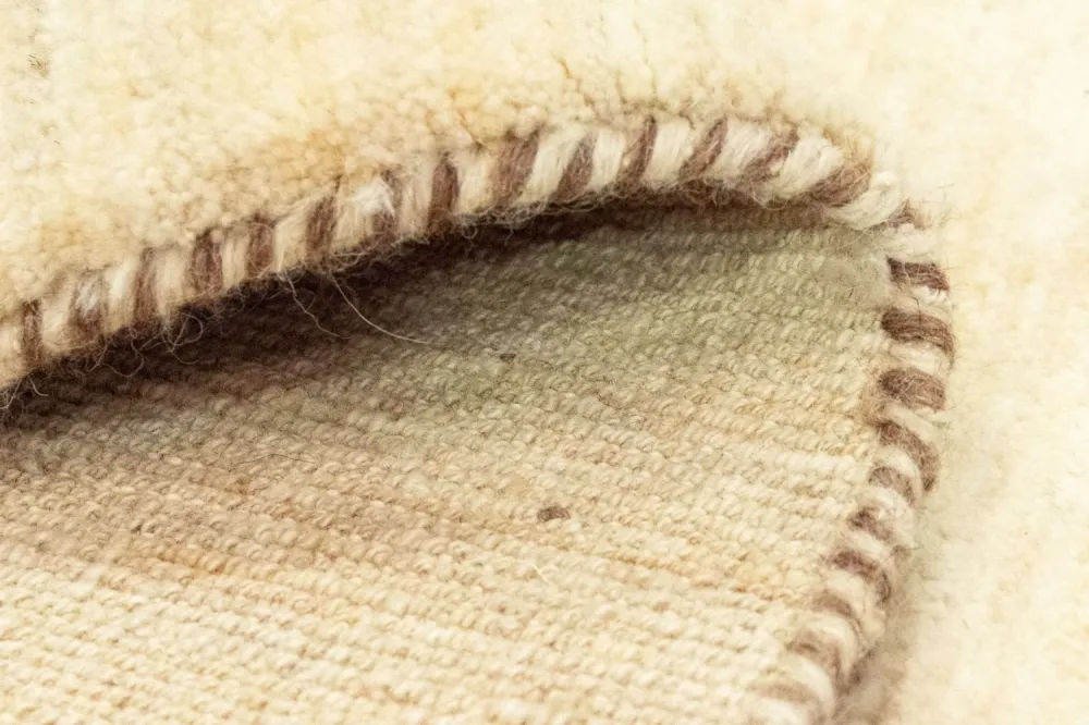 Løper Gabbeh-teppe - persisk - 304 x 82 cm - beige