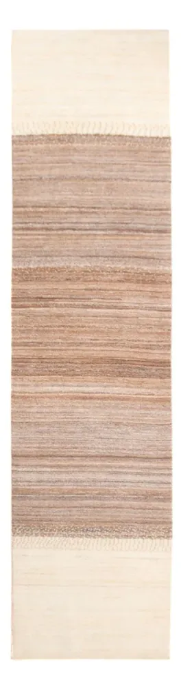 Løper Gabbeh-teppe - persisk - 339 x 80 cm - natur