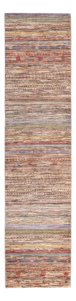 Løper Gabbeh-teppe - persisk - 340 x 78 cm - flerfarget
