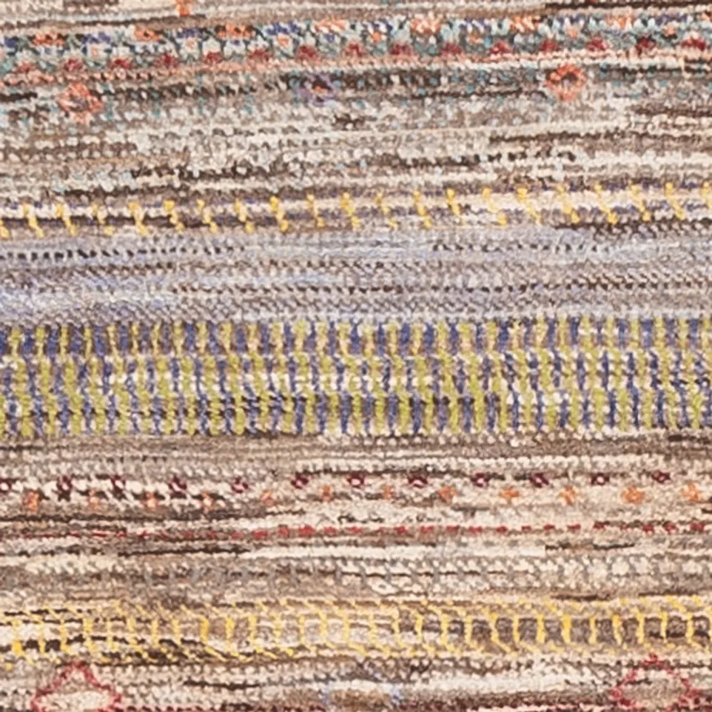 Løper Gabbeh-teppe - persisk - 340 x 78 cm - flerfarget