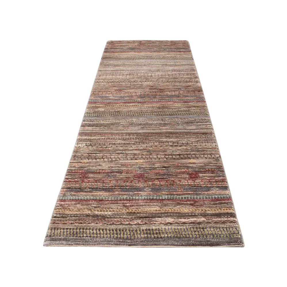 Løper Gabbeh-teppe - persisk - 340 x 78 cm - flerfarget