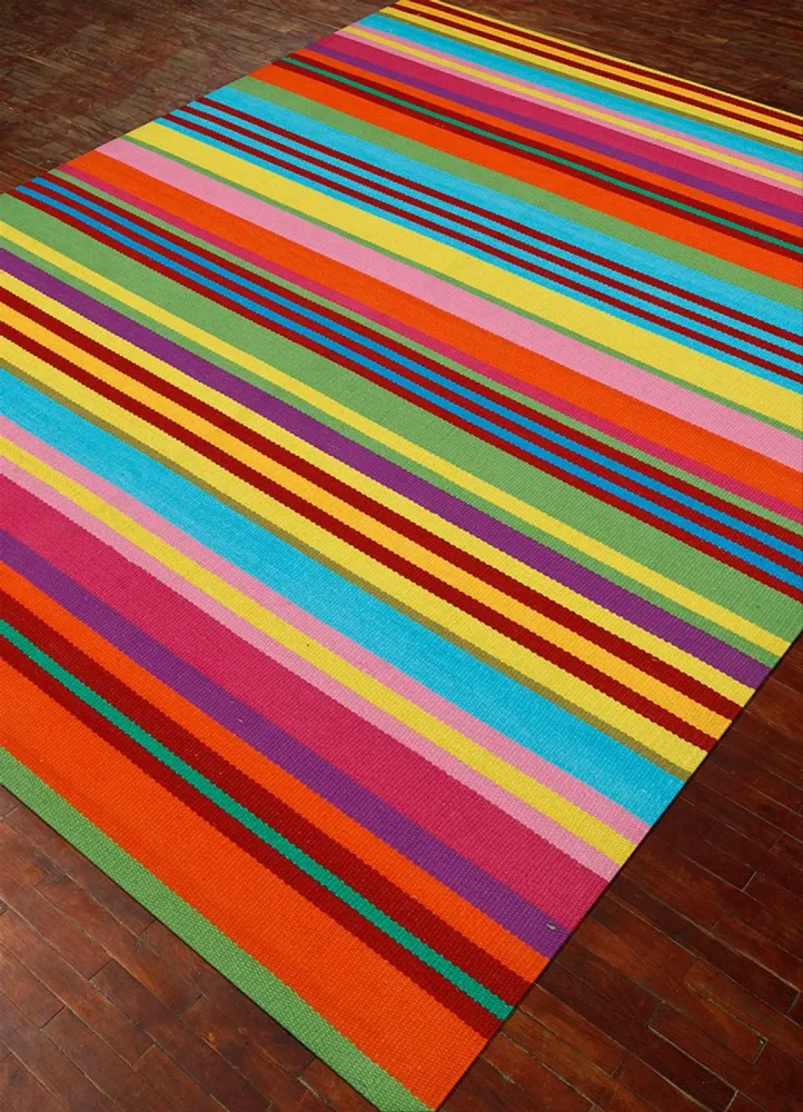 Løper Kelim teppe - Trendy - 300 x 90 cm - flerfarget