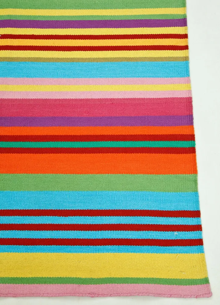 Løper Kelim teppe - Trendy - 300 x 90 cm - flerfarget