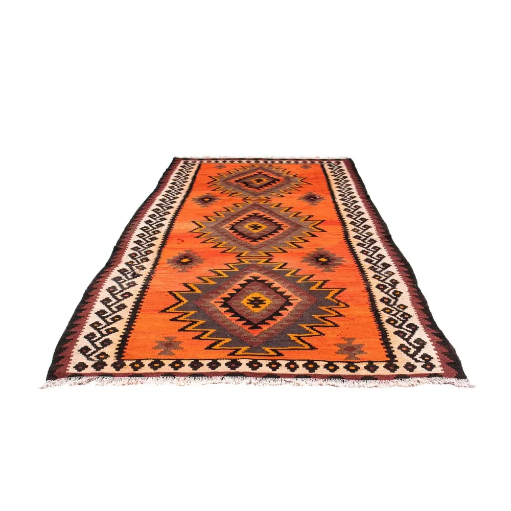 Løper Kelimteppe - Gammelt - 265 x 145 cm - flerfarget