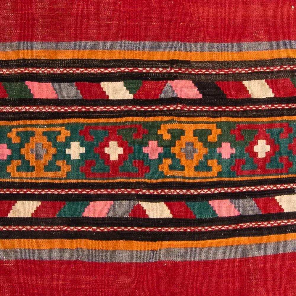 Løper Kelimteppe - Gammelt - 270 x 145 cm - flerfarget