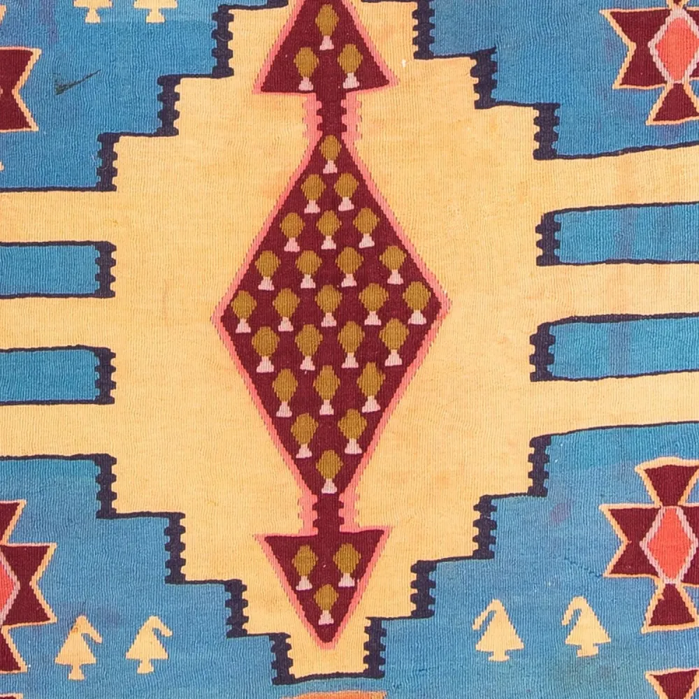 Løper Kelimteppe - Gammelt - 280 x 140 cm - flerfarget