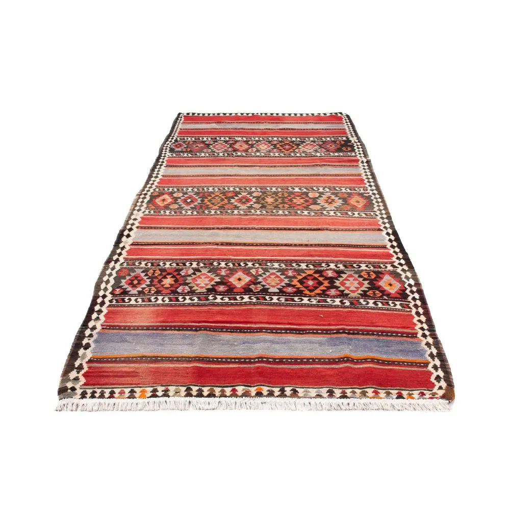 Løper Kelimteppe - Gammelt - 310 x 140 cm - flerfarget