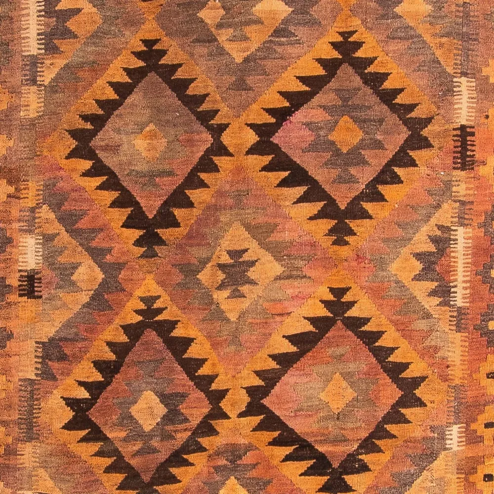Løper Kelimteppe - Gammelt - 330 x 190 cm - flerfarget