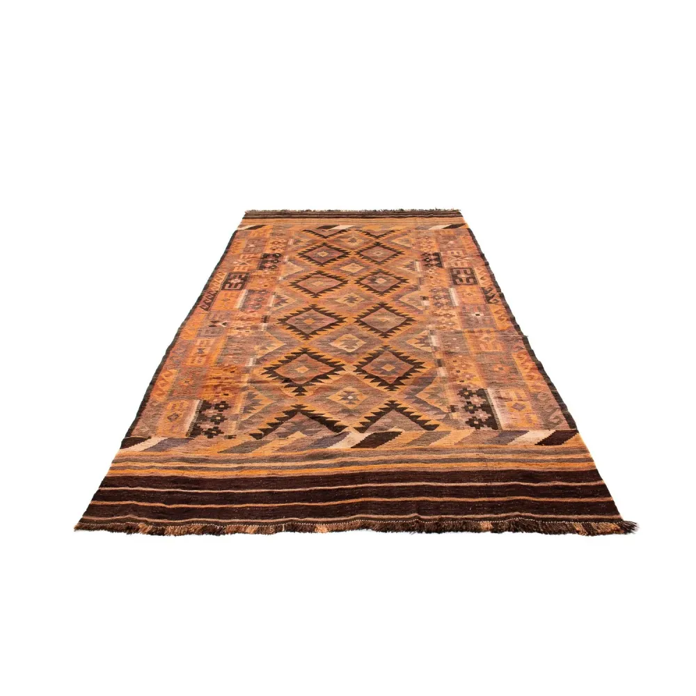Løper Kelimteppe - Gammelt - 330 x 190 cm - flerfarget
