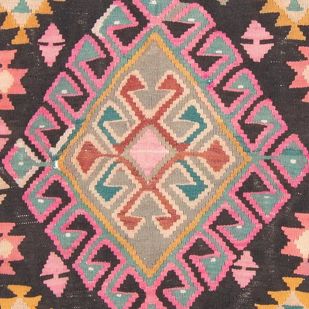 Løper Kelimteppe - Gammelt - 347 x 150 cm - flerfarget