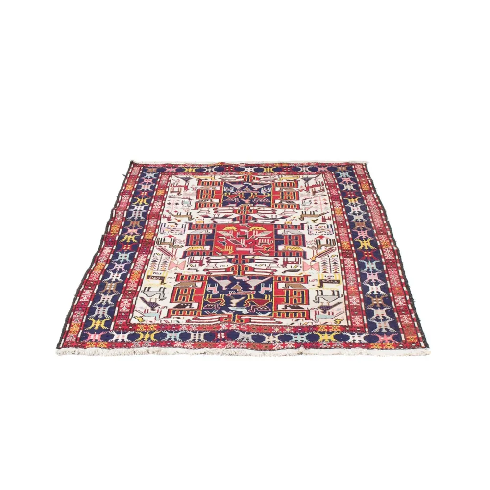 Løper Kelimteppe - Orientalsk - 135 x 109 cm - flerfarget