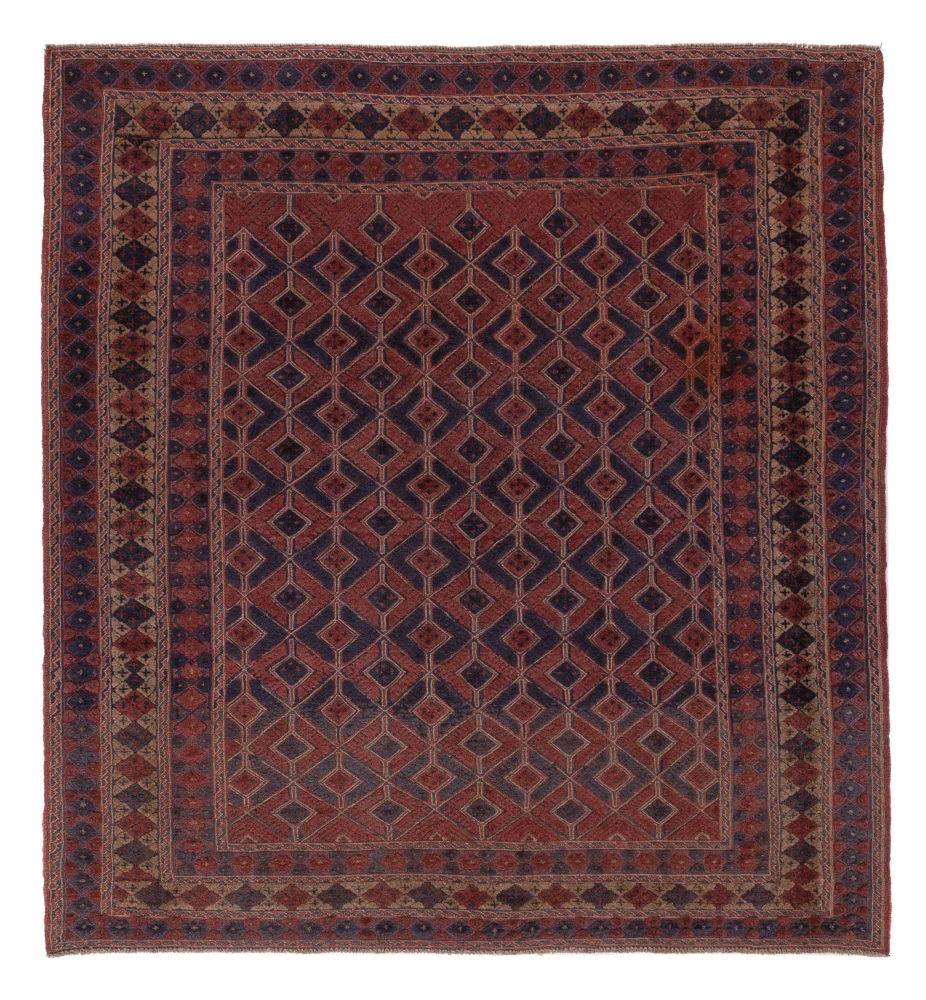 Løper Kelimteppe - Orientalsk - 180 x 173 cm - mørk beige