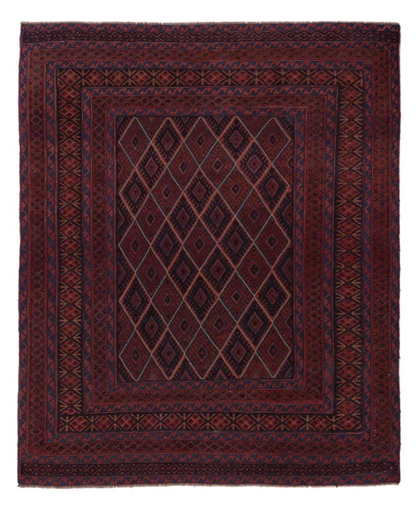 Løper Kelimteppe - Orientalsk - 185 x 157 cm - rust