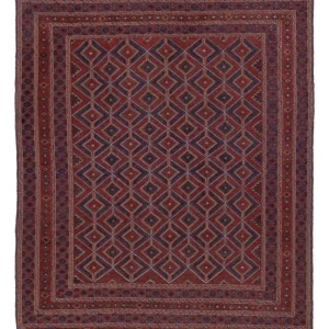 Løper Kelimteppe - Orientalsk - 186 x 156 cm - rust