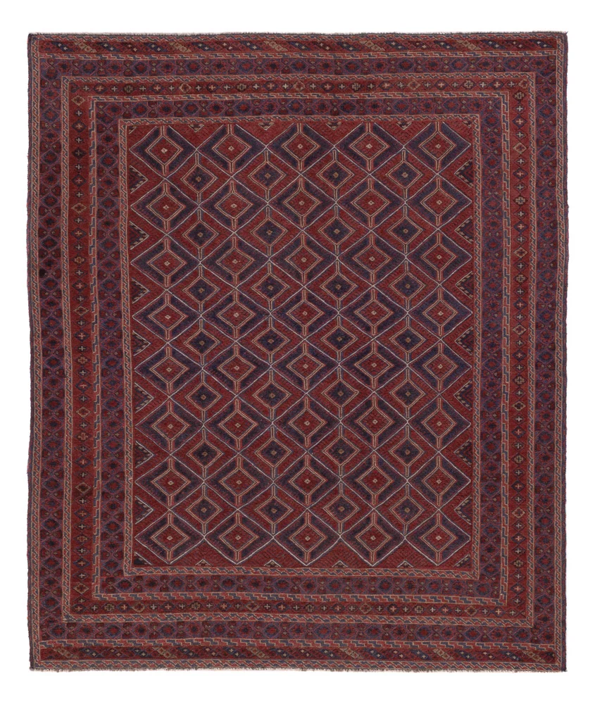 Løper Kelimteppe - Orientalsk - 186 x 156 cm - rust