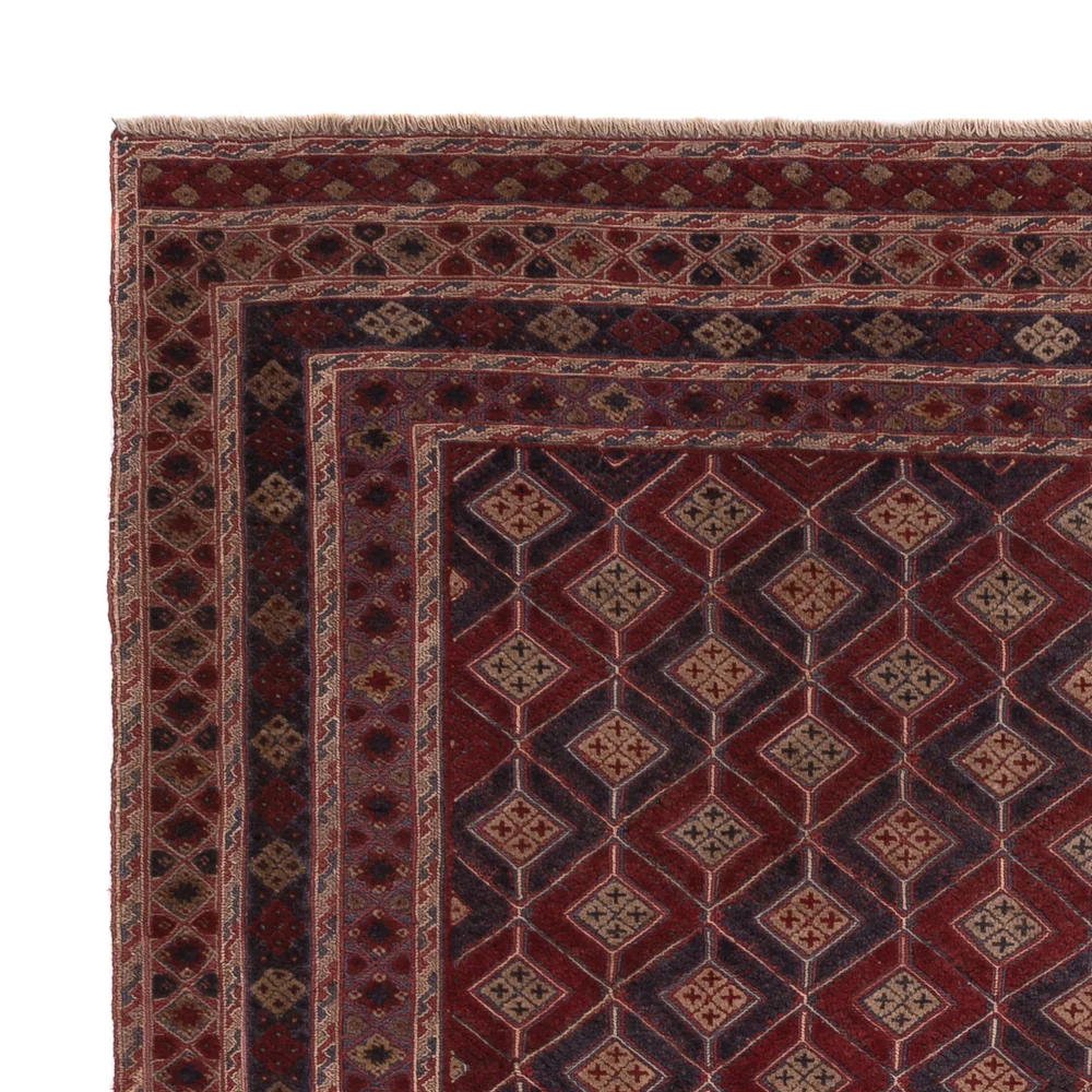 Løper Kelimteppe - Orientalsk - 186 x 158 cm - mørk beige