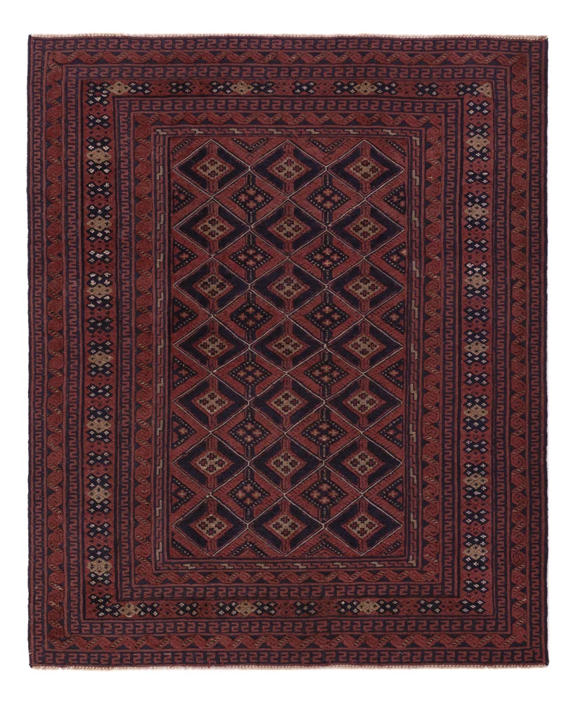 Løper Kelimteppe - Orientalsk - 189 x 156 cm - mørk beige