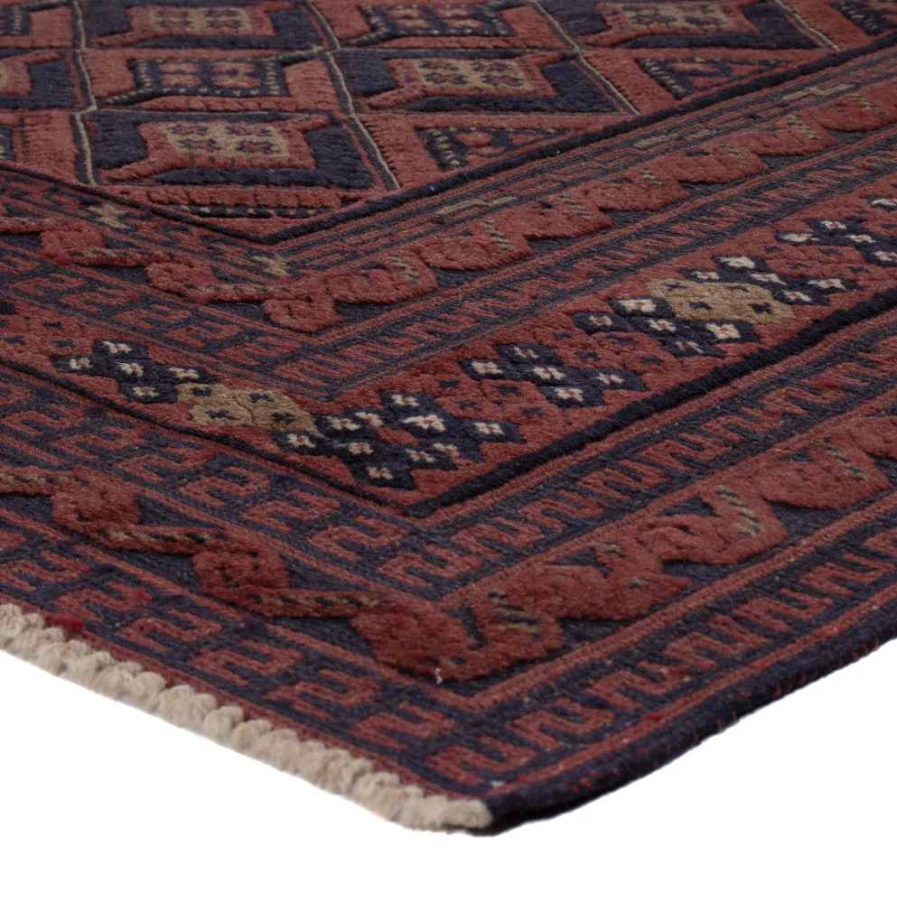 Løper Kelimteppe - Orientalsk - 189 x 156 cm - mørk beige