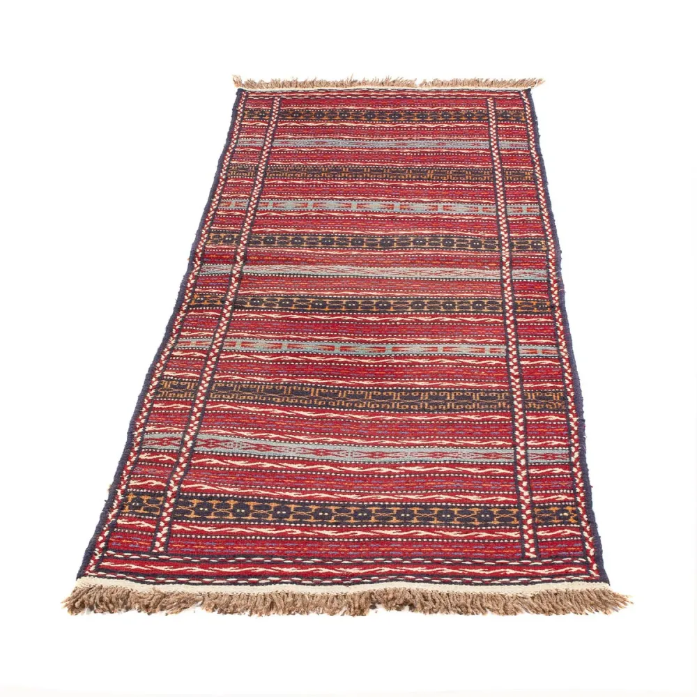 Løper Kelimteppe - Orientalsk - 200 x 70 cm - flerfarget