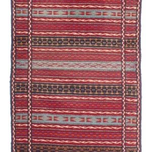 Løper Kelimteppe - Orientalsk - 200 x 70 cm - flerfarget