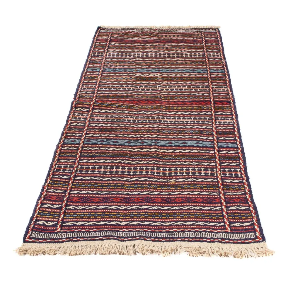 Løper Kelimteppe - Orientalsk - 200 x 70 cm - flerfarget