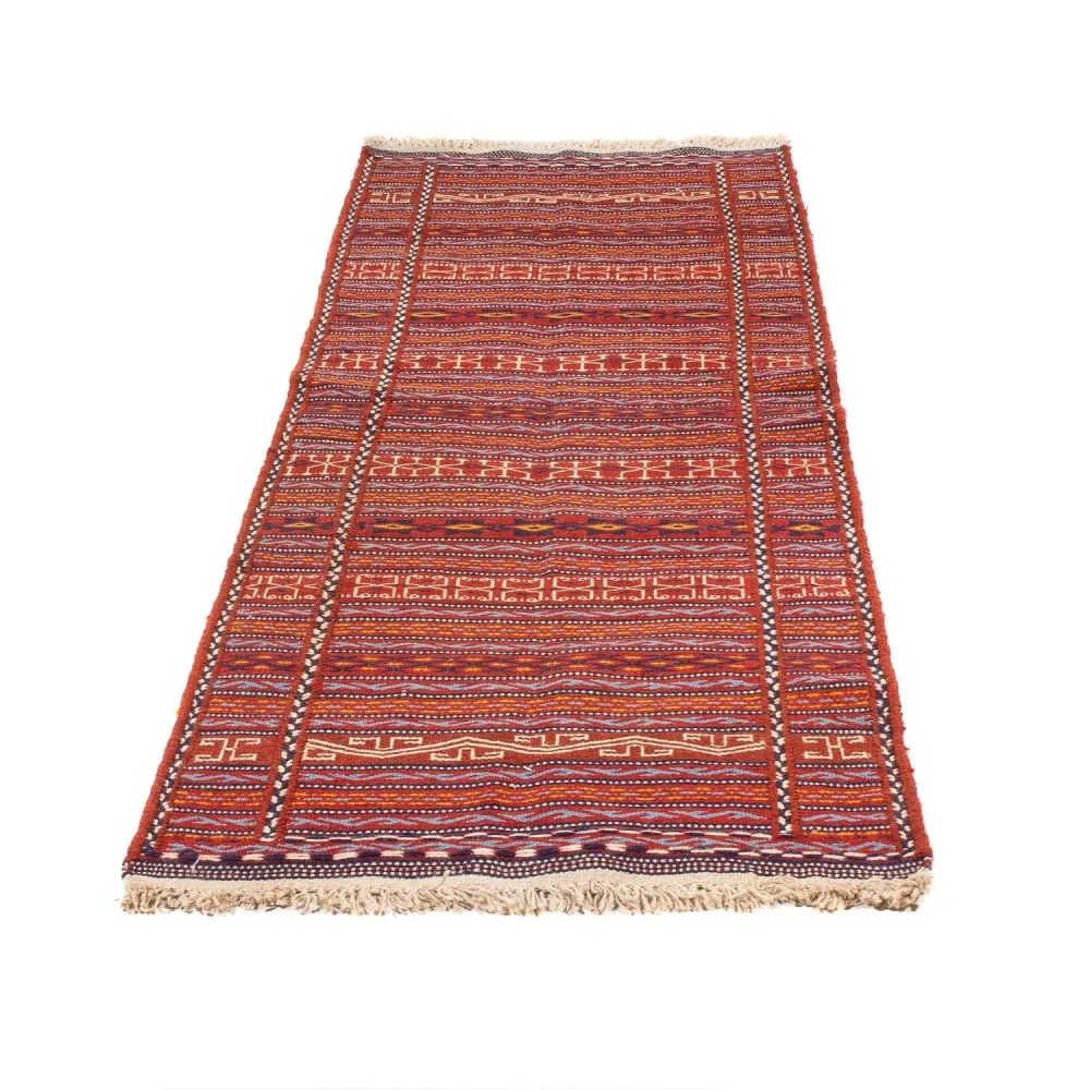 Løper Kelimteppe - Orientalsk - 200 x 70 cm - flerfarget