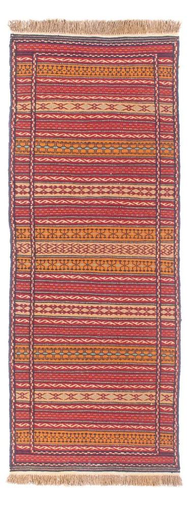 Løper Kelimteppe - Orientalsk - 200 x 70 cm - flerfarget