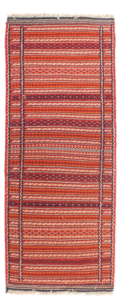 Løper Kelimteppe - Orientalsk - 200 x 70 cm - flerfarget